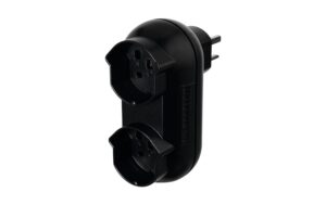 Steffen Mehrfachadapter STRONG 2xT25 schwarz kaufen Schweiz | Mediatech.ch