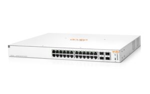 1500723 - Mediatech HPE Aruba Networking HP 1930-24G: 24 Port RJ45 1Gb Switch 4SFP+, inkl. PSU, PoE+ Cl. 4 370W kaufen | Mediatech.ch