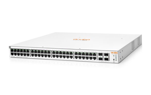 HPE Aruba Networking HP 1930-48G: 48 Port RJ45 1Gb Switch 4SFP+, inkl. PSU, PoE+ Cl. 4 370W kaufen | Mediatech.ch