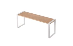 Yamazaki Lagerregal TOSCA weiss 12x40x15.5 cm, Metall/Holz
