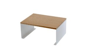 Yamazaki Lagerregal stapelbar TOSCA weiss 22x30.5x14.5 cm, Metall/Holz