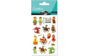 Clairefontaine Sticker Cooky Ritter 1 Stickerbogen