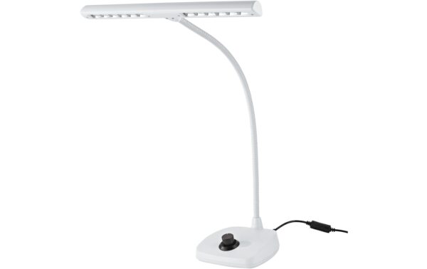 K&M 12298 LED Pianoleuchte weiss, 2500 Lux, 3m Netzkabel, dimmbar