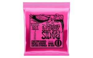 Ernie Ball 2623 Slinky Nickel E-Gitarren Saitensatz, 7 S.,  Super 09-52