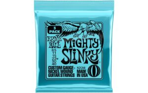 Ernie Ball 3228 Slinky Nickel, 3er Pack E-Gitarren Saitensatz, Mighty 8,5-40
