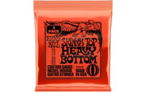 1501708 - Mediatech Ernie Ball 3215 Slinky Nickel, 3er Pack E-Gitarren Saitensatz, Skinny Top 10-52 kaufen Schweiz | Mediatech.ch