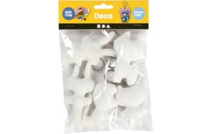 Creativ Company Schlüsselanhänger aus Stoff 5 Stück, 6 - 10 cm
