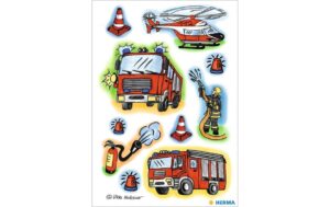 Herma Sticker Feuerwehr 3 Blatt, selbstklebend