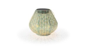 STT Solar Antic Lantern Sofia aquamarine 1LED ww, D29xH24cm