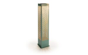 STT Solar Antic Pillar Sofia, aquamarine 1LED ww, 15x78cm, Gartenstick