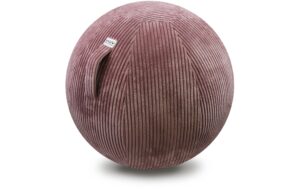 Vluv Vlip Breitcord Stoff Sitzball Rosewood, Ø 60-65 cm