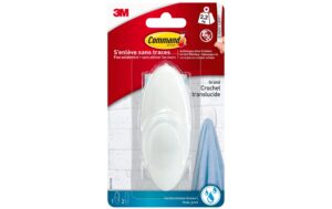 3M Command Bad Handtuchhaken gross 1 Haken, 2 Strips, Traglast: 2.2kg