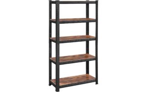 Songmics Regal Industrial, 150 x 75 x 30 cm 5 Ablagen, Tragkraft pro Regall: 130 kg