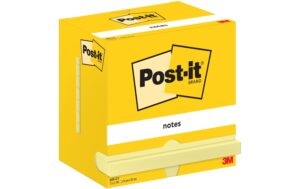 3M Post-it Haftnotizen, gelb 12 Blocks à 100 Blatt, 127 x 76mm