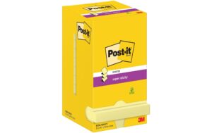 3M Post-it Super Sticky Z-Notes, gelb 12 Blöcke à 90 Blatt, 76 x 76 mm