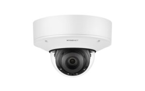 Hanwha Netzwerkkamera PNV-A9081RLP Outdoor, Dome, ANPR, 8MP, IR, Weiss