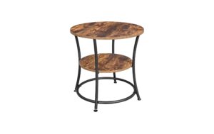 Vasagle Beistelltisch Industrie-Design 50x50 cm (DxH), Traglast 30kg / 10kg
