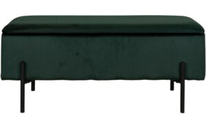 House Nordic Sitzbank Watford Grün Mit Stauraum, L:36.5, B:95, H:46cm