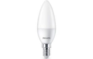 Philips LED Lampe 5.5W (40W) E14, B35, 470lm, 2700K, matt, 3er