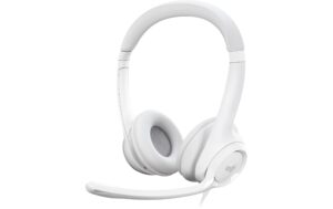 1509956 - Mediatech Logitech H390 Stereo-USB-Headset off white Mikrofon, USB