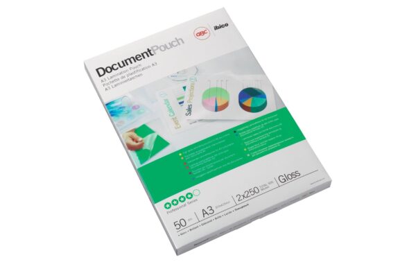 GBC Document Laminiertasche für Dokumente glänzend, Format A3, 2 x 75 Mikron kaufen Schweiz | Mediatech.ch