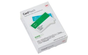 1510301 - Mediatech GBC Card Laminiertaschen Kleinformat glänzend, 65 x 95 mm, 125 Mikron kaufen Schweiz | Mediatech.ch