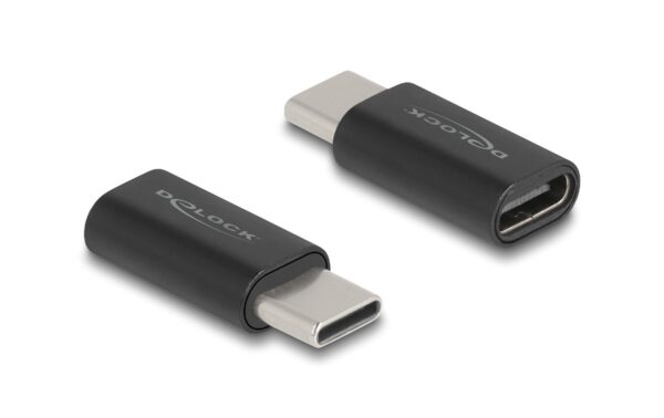 Delock USB3.2 Adapter SuperSpeed 10Gbps Typ-C Stecker/Buchse,schwarz