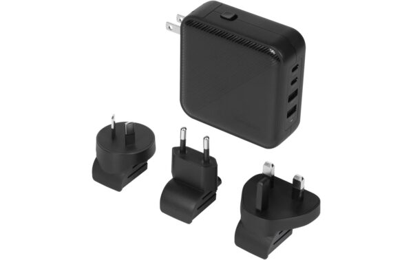 Targus® 100 W Gan Charger - Multi port mit travel adapters