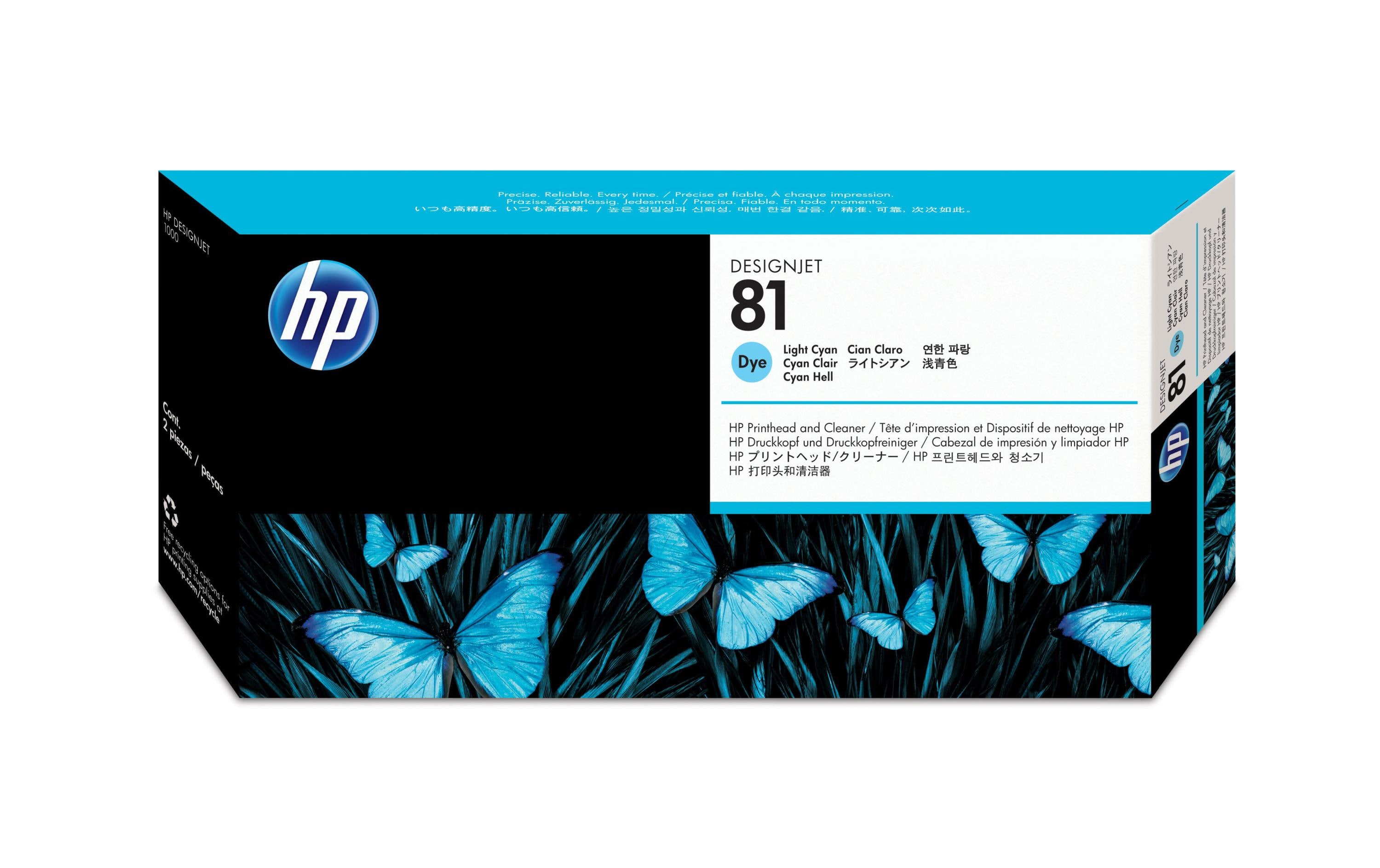 HP Inc. HP Druckkopf C4954A Nr.81, light cyan, 13ml zu DesignJet 5000/5500 kaufen | Mediatech.ch