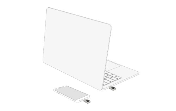 Delock Mini USB3.2 Gen1 USB-C Speicherstick 128GB, Metallgehäuse