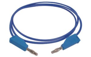 Velleman TLM8BL Messleitungen 100cm mit Bananenstecker blau
