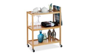 relaxdays Bartrolley Bambus 76.5x30x58 cm (HxBxL) kaufen Schweiz | Mediatech.ch