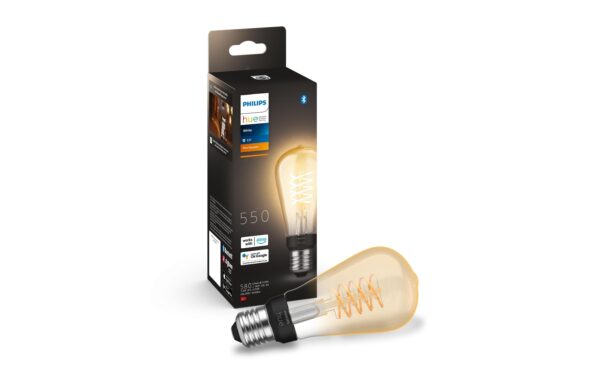 1521236_2 - Mediatech Philips Hue White E27 Filament, 550lm, Edison