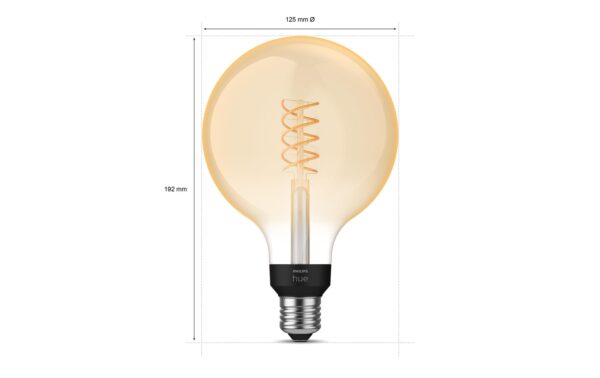 1521237_3 - Mediatech Philips Hue White E27 Filament, 550lm, Giant Globe