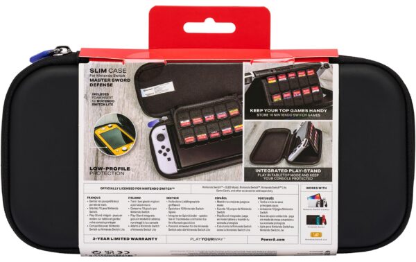 PowerA Slim Case - Master Sword Defense Switch und Switch Lite