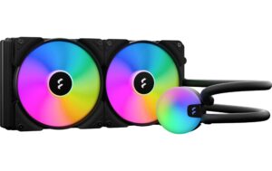 Wasserkühler Fractal Lumen S28 V2 RGB kompatibel zu Intel/AMD, 2x 140mm Radiator