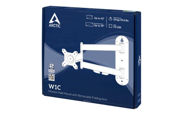 Arctic Wandhalterung bis 43/18kg Monitor: 1