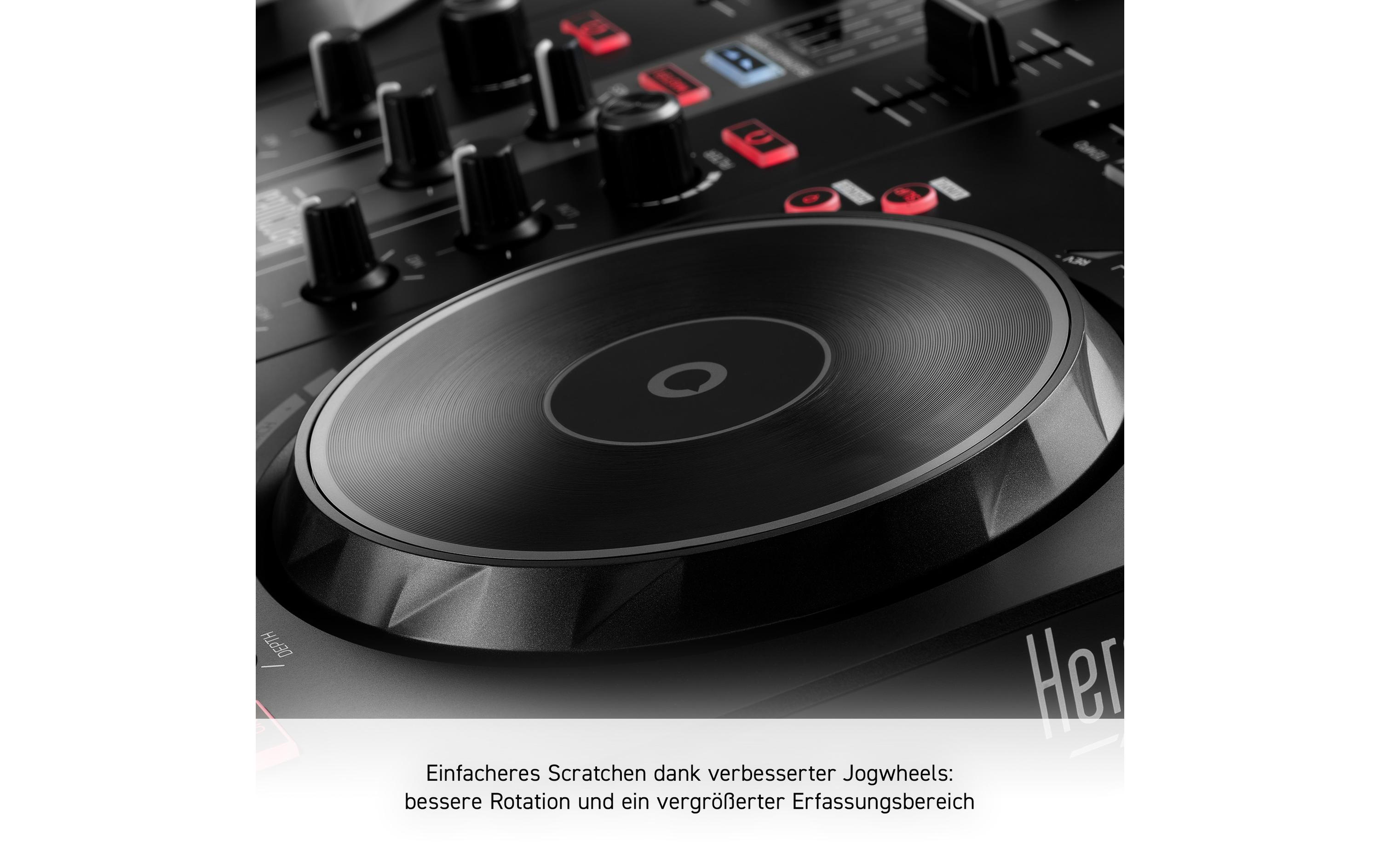 1523613_3 - Mediatech Hercules DJControl Inpulse 300 MKII Tempo Match, Beat Align, 16-Pads