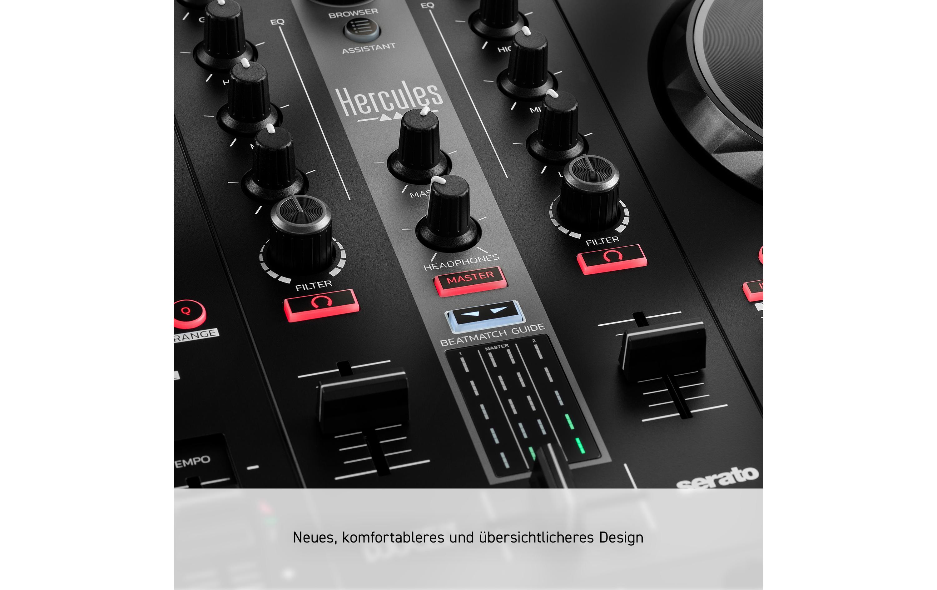 1523613_4 - Mediatech Hercules DJControl Inpulse 300 MKII Tempo Match, Beat Align, 16-Pads