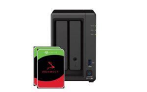 Synology DS723+, 2-bay NAS inkl. 2x 8TB HDD Seagate IronWolf