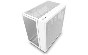 NZXT H9 Flow Weiss 2x3.5, 6x 2.5, 2x USB3.2 T-A, 1x USB3.2 TC