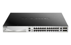 D-Link DGS-3130-30PS/E 30-Port Layer 3 PoE Gigabit Stack Switch