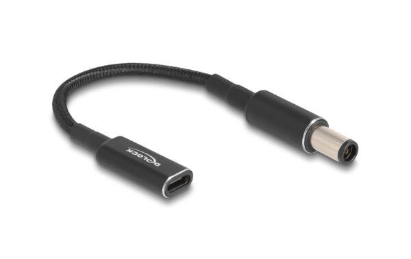 1527330 - Mediatech Delock Ladekabel USB-C zu HP 7,4x5mm Buchse zu Stecker, 15cm