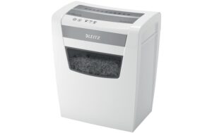 Leitz Aktenvernichter IQ Office P-4, 8 Blatt, sehr leise, grau/weiss kaufen Schweiz | Mediatech.ch