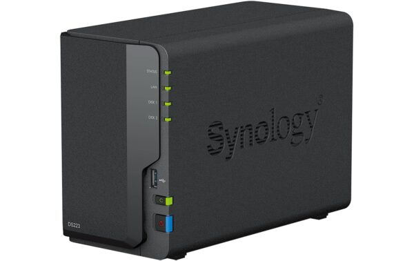 Synology DS223, 2-bay NAS inkl. 2x 2TB HDD Seagate Ironwolf