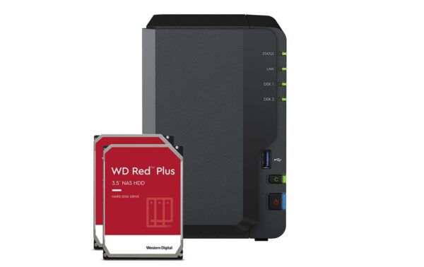 Synology DS223, 2-bay NAS inkl. 2x 4TB HDD WD Red Plus kaufen Schweiz | Mediatech.ch