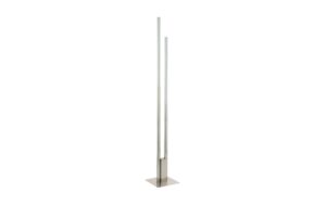 EGLO FRAIOLI-Z Stehleuchte nickel-matt, weiss, inkl. 2x LED 17W, dimmbar