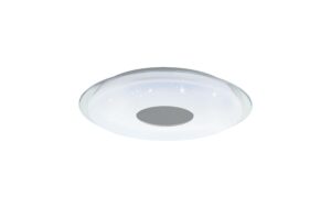 EGLO LANCIANO-Z Wand/Deckenleuchte weiss, chrom, inkl. 4x LED 4,8W, dimmbar