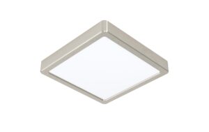 EGLO FUEVA-Z Ein-/Aufbauleuchte nickel-matt weiss, inkl. 1x LED 16,5W, dimmbar