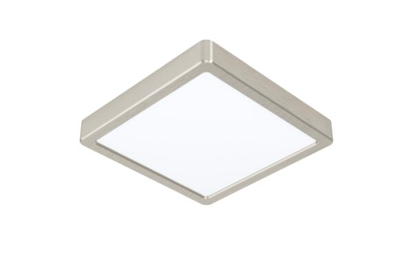 EGLO FUEVA-Z Ein-/Aufbauleuchte nickel-matt weiss, inkl. 1x LED 16,5W, dimmbar